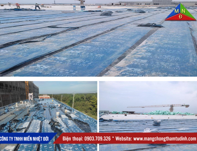 Thi công chống thấm bằng màng tự dính tại TPHCM