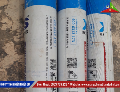 Phương pháp thi công chống thấm bằng màng tự dính