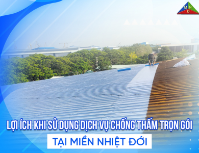 Có nên sử dụng dịch vụ chống thấm trọn gói? Lợi ích từ Miền Nhiệt Đới