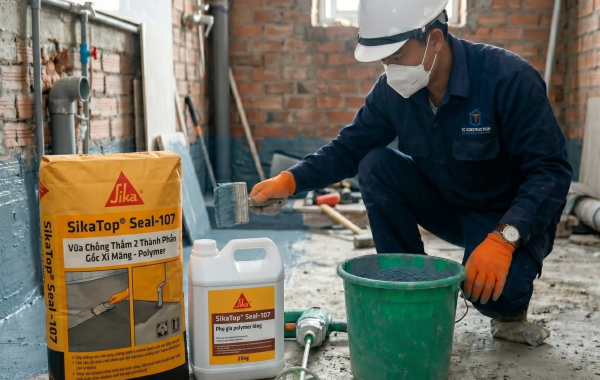 Chống thấm gốc xi măng Polymer